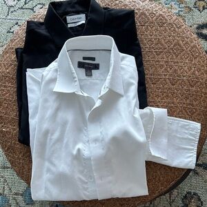 2 men’s dress shirts - Vera Wang & Calvin Klein, EUC
